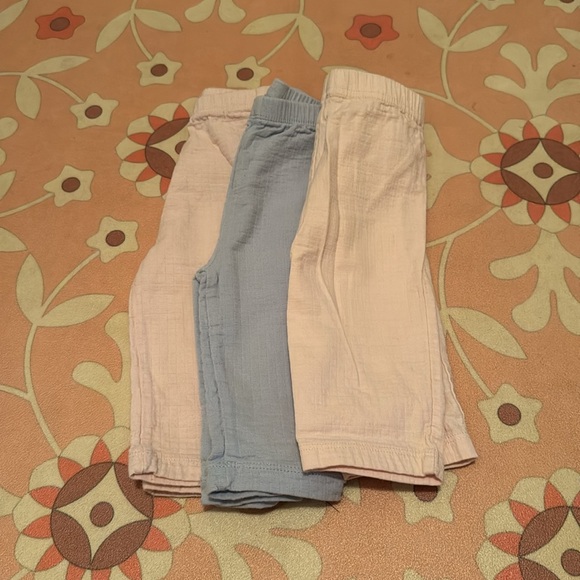 Lot of 3 Aden & Anais muslin pants, 0-3 month - Picture 2 of 5